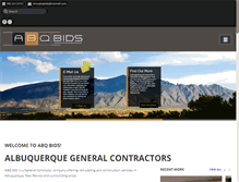 Tablet Screenshot of abqbids.com